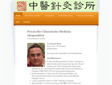 Tablet Screenshot of chinesische-medizin-beck.de